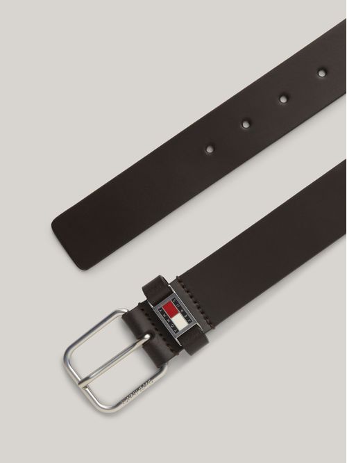 Correa Scanton de cuero con logo