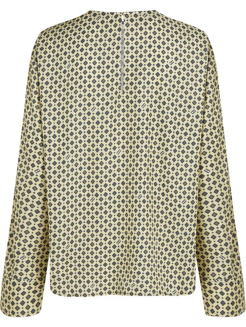 Blusa foulard con estampado