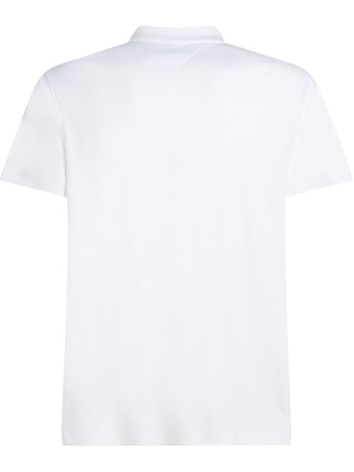 Polo con monotipo Hilfiger tipo pergamino