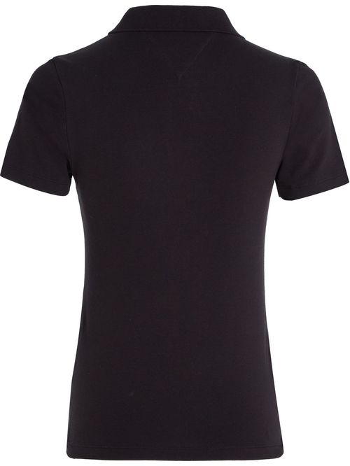 Polo de corte slim con tejido pique