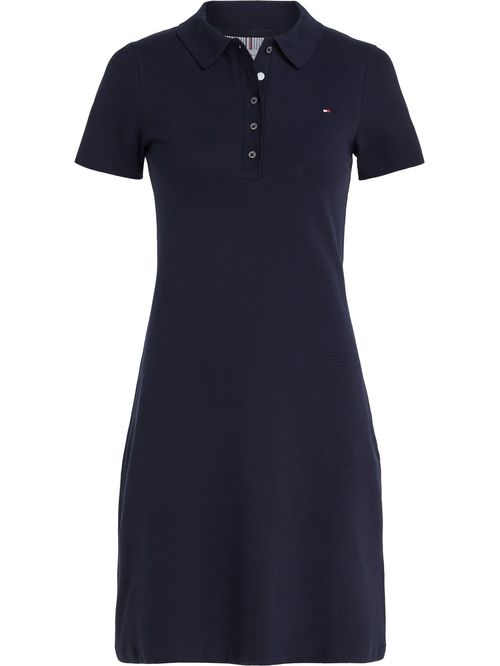 Vestido tipo polo con corte slim