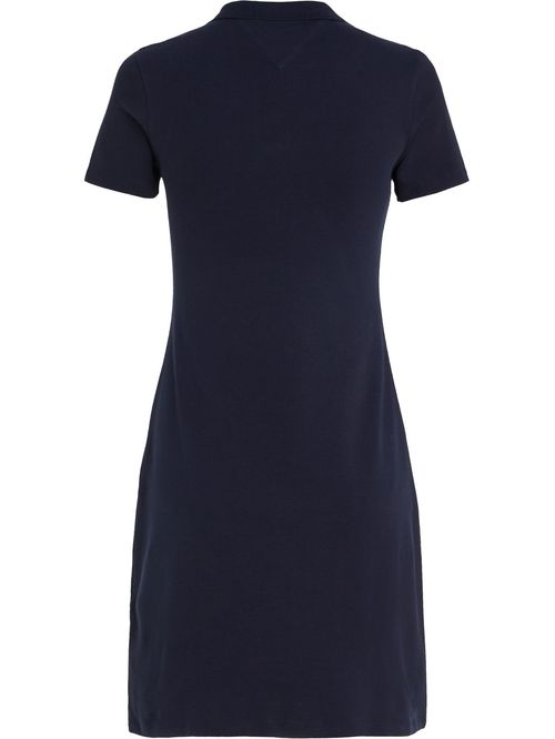 Vestido tipo polo con corte slim