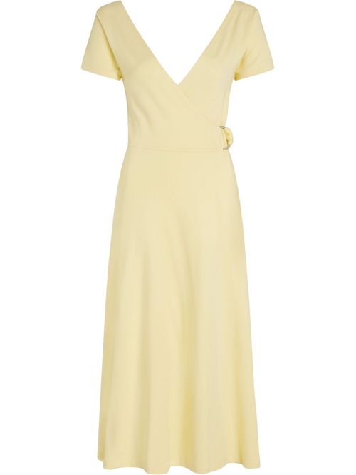 Vestido utility midi de manga corta