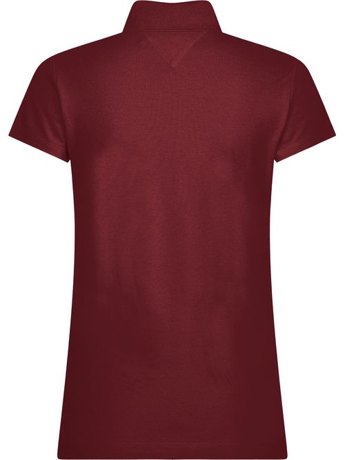 Polo de corte slim con logo