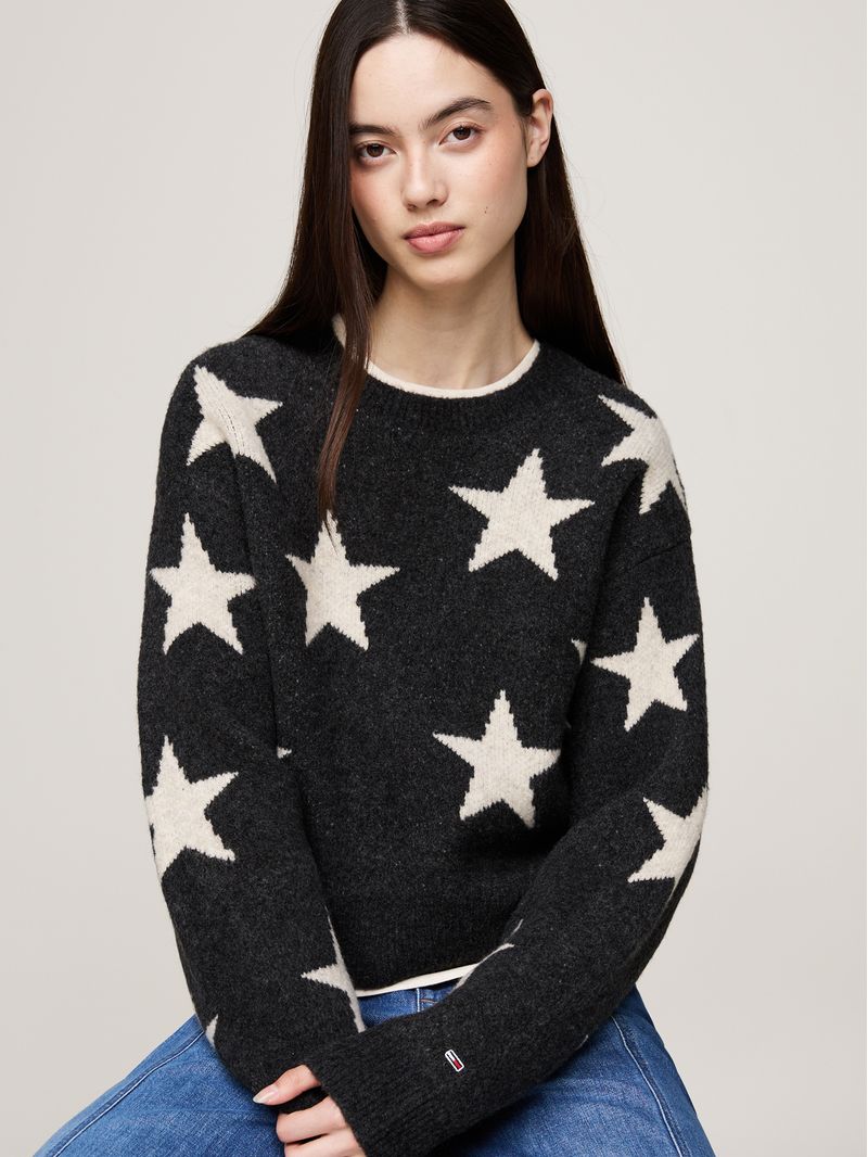 Sweater-holgado-con-diseño-de-estrellas