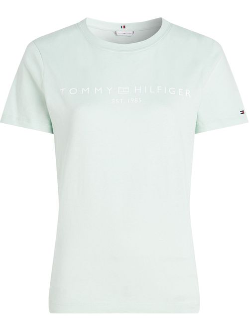 T-shirt con cuello redondo y logo distintivo