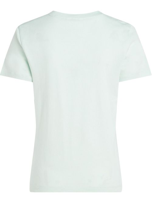 T-shirt con cuello redondo y logo distintivo