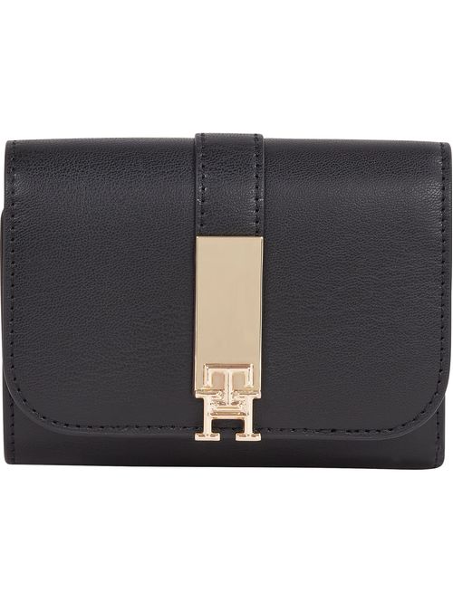 Billetera Heritage con solapa y monograma TH