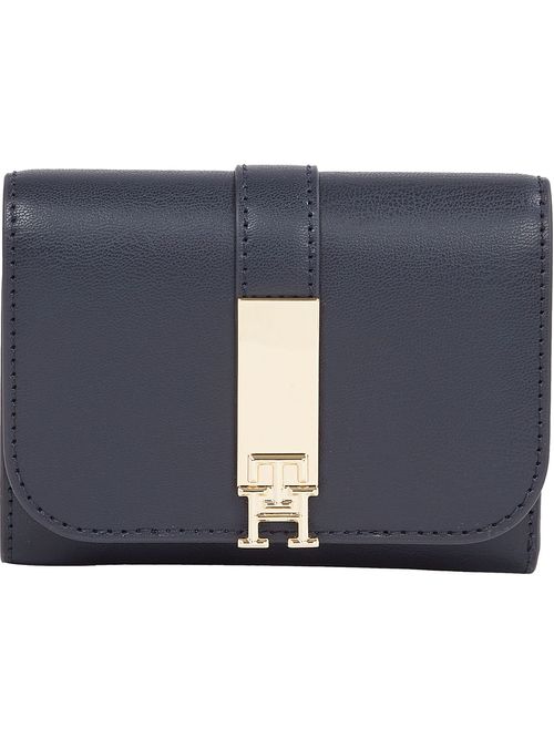 Billetera Heritage con solapa y monograma TH