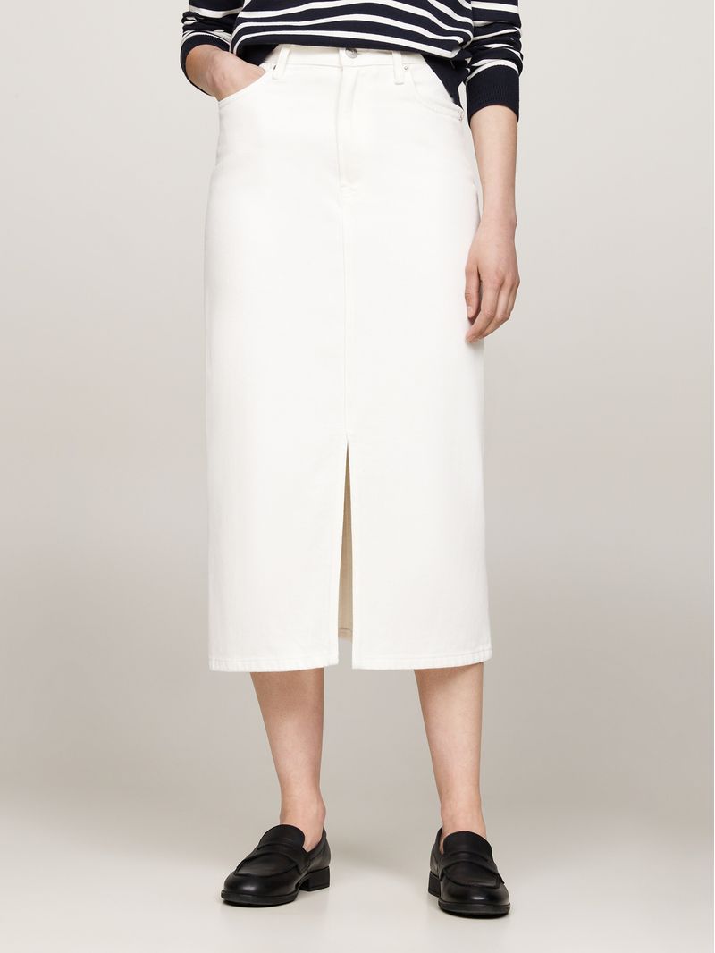 Falda-midi-recta-de-talle-alto