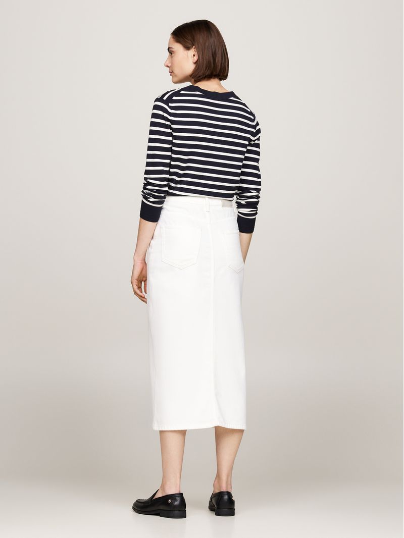 Falda-midi-recta-de-talle-alto