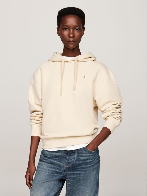 Sweater con cordón y logo bordado