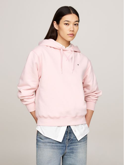 Sweater con cordón y logo bordado