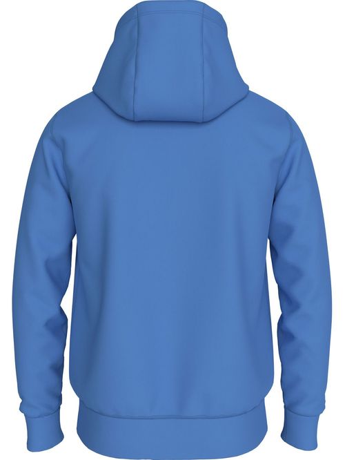 Sweater de felpa con hoodie y logo bordado