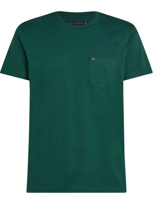 T-shirt de cuello redondo con bolsillo