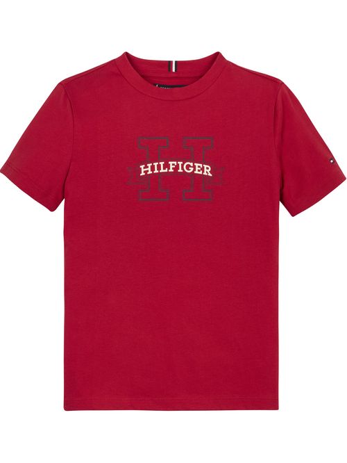 T-shirt con logo del monotipo Hilfiger