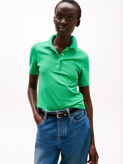 Polo 1985 Collection slim de piqué