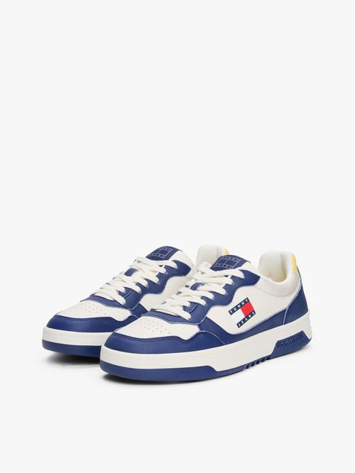 Tenis de Piel color block