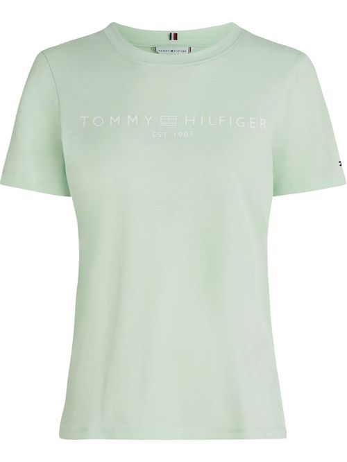 T-shirt con cuello redondo y logo distintivo