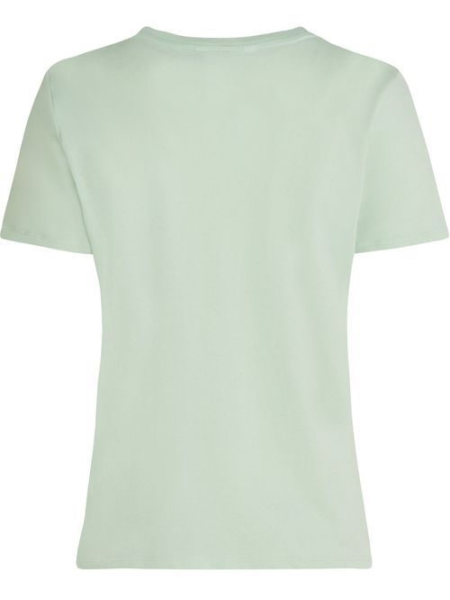 T-shirt con cuello redondo y logo distintivo