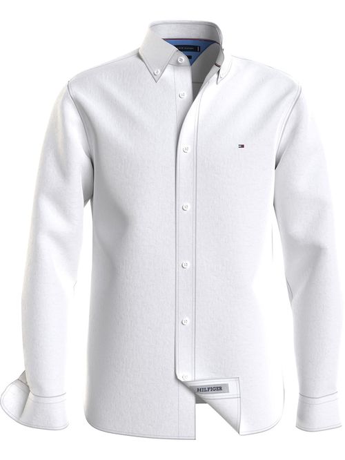 Camisa de lino teñido con pigmentos