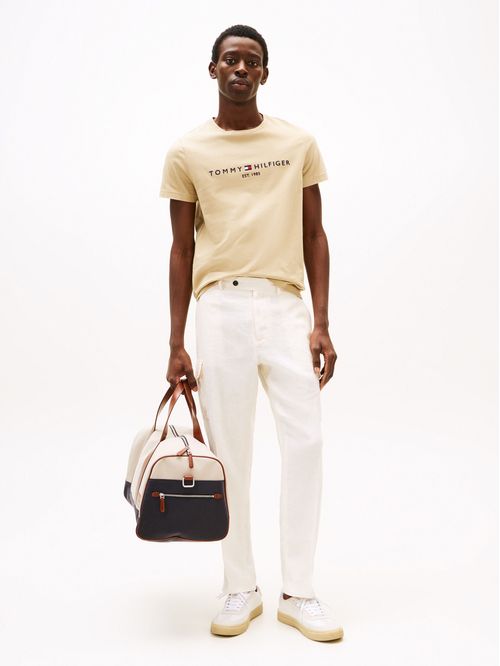 T-shirt con logo bordado