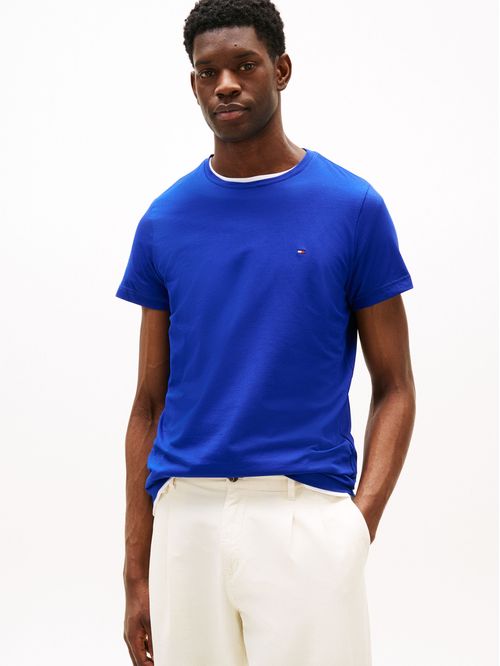 T-shirt de cuello redondo y corte extra slim