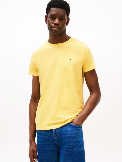 T-shirt de cuello redondo y corte extra slim