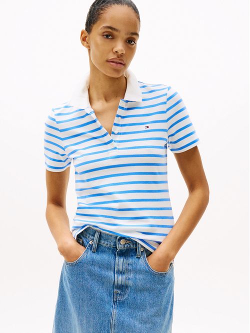 Polo 1985 Collection slim de piqué