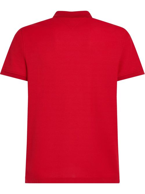 Polo de corte regular con logo vertical