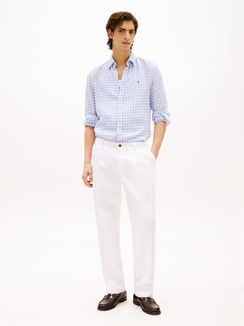 Camisa-de-cuadros-Vichy-de-corte-regular