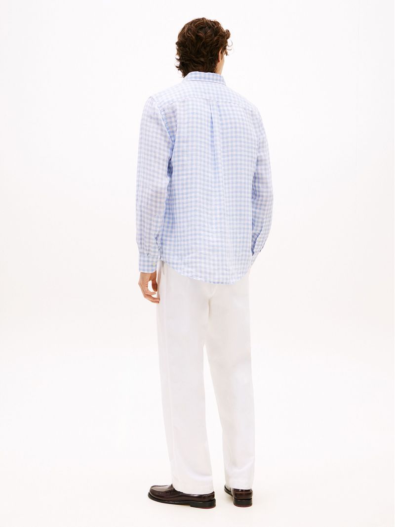 Camisa-de-cuadros-Vichy-de-corte-regular