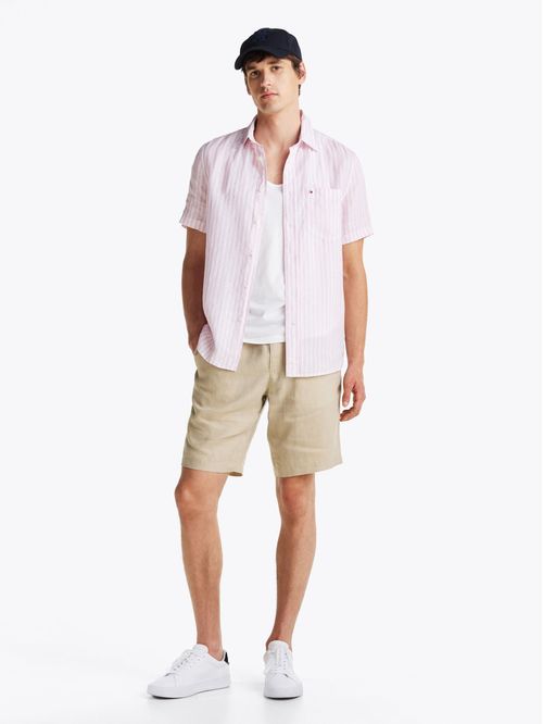 Camisa de lino con rayas