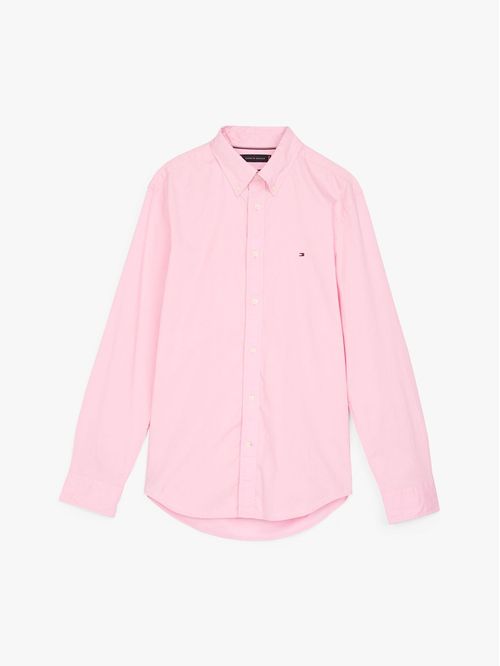 Camisa TH Flex regular de popelín