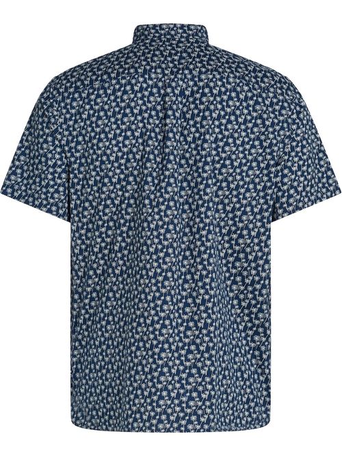 Camisa tropical elástica de popelín