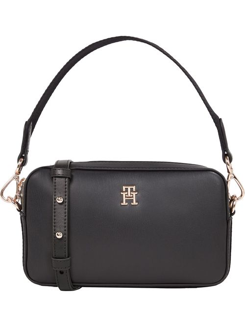 Cartera de hombro con insignia del monograma TH