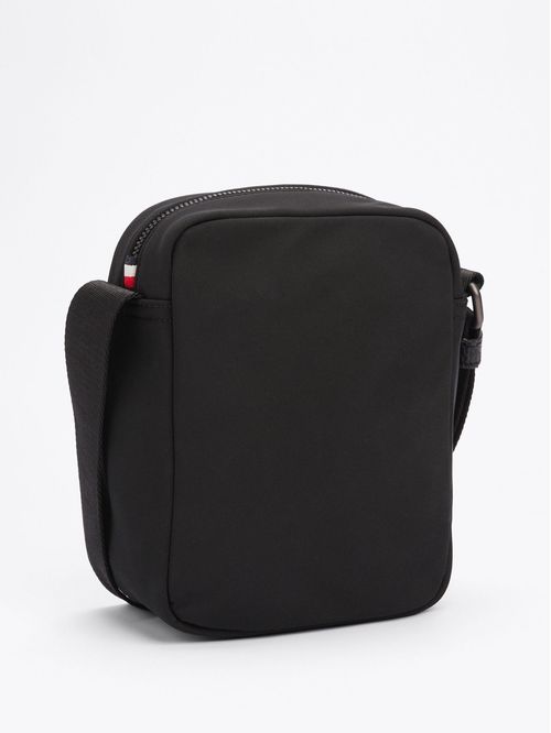 Cartera reporter con logo metálico