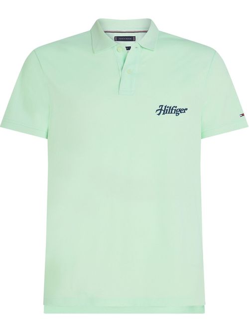 Polo de corte regular con logo bordado