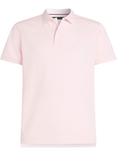 Polo de corte regular con logo gráfico