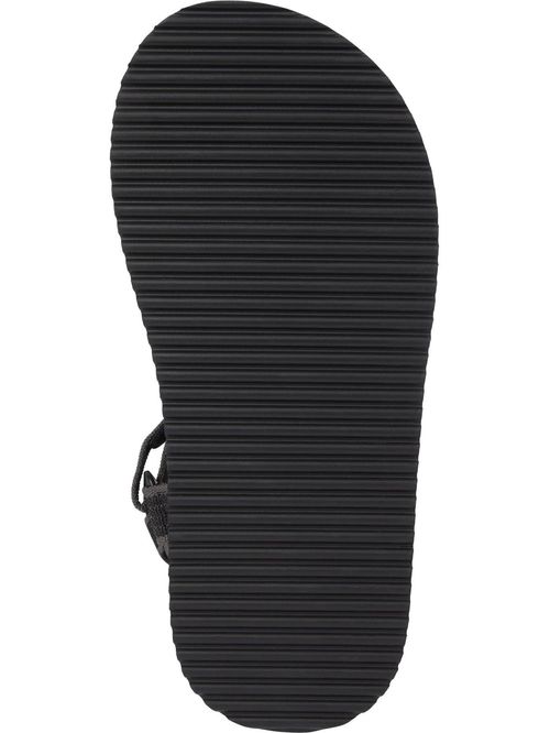 Sandalias con logo engomado