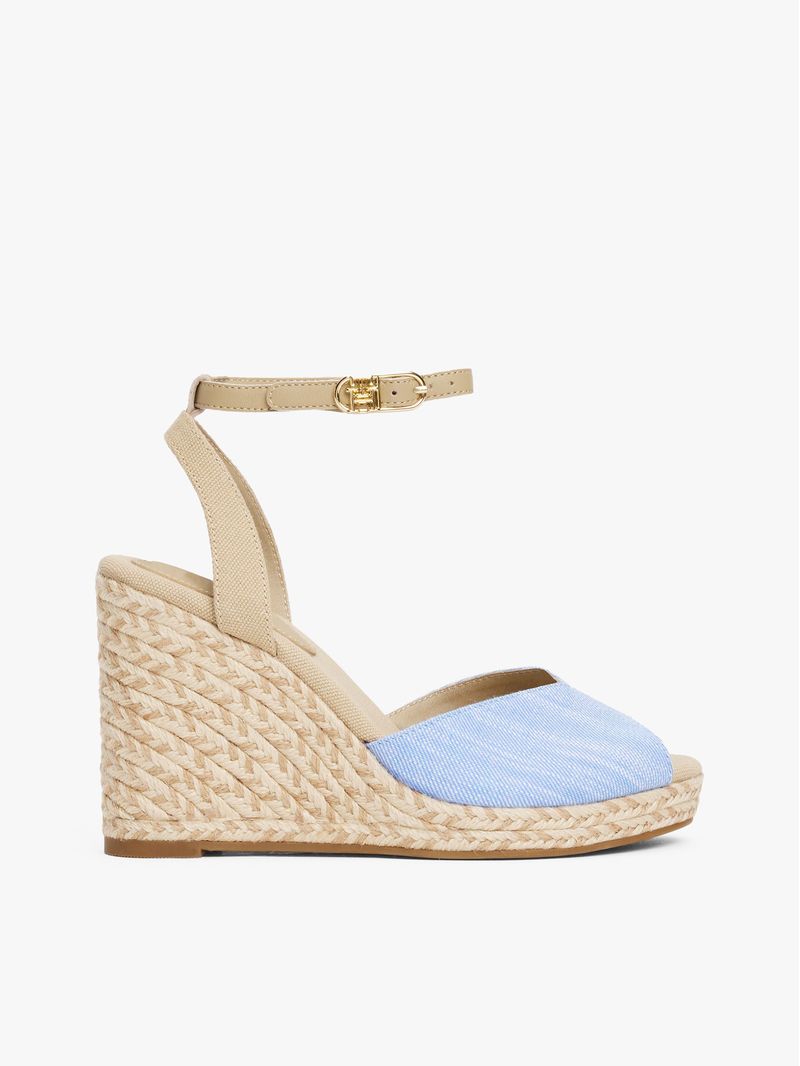 Sandalias-de-cuña-en-tejido-chambray
