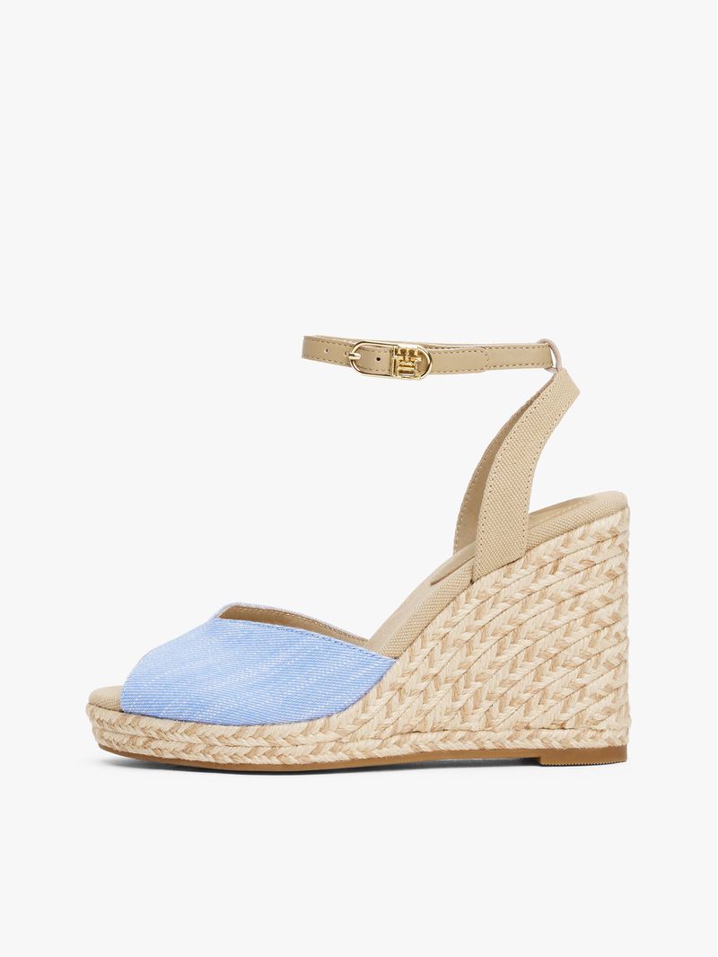 Sandalias-de-cuña-en-tejido-chambray