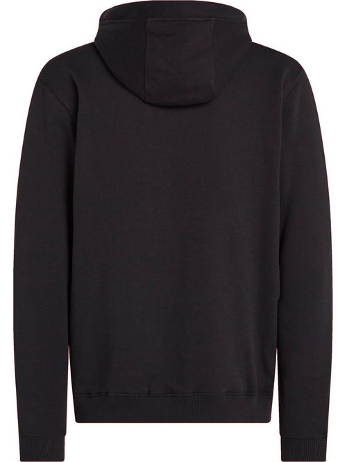 Sweater con hoodie y monograma TH