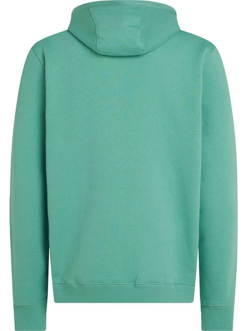 Sweater con hoodie y monograma TH