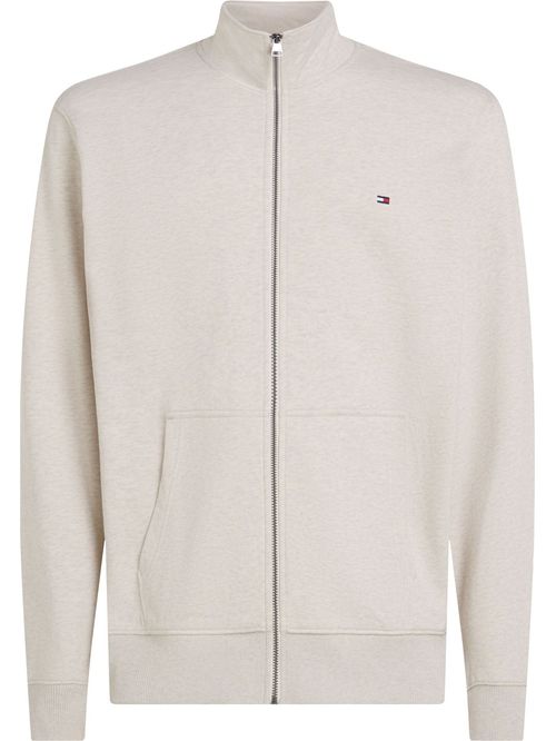 Sweater de felpa con zipper