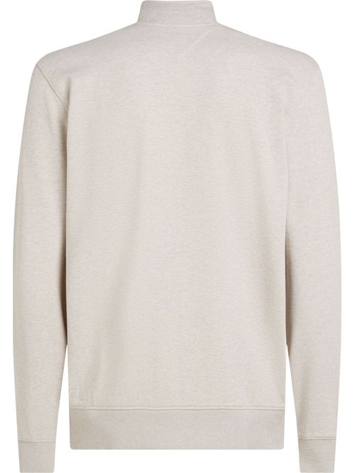 Sweater de felpa con zipper