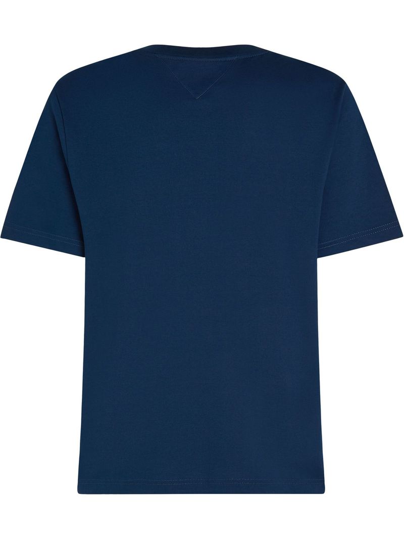T-shirt-con-logo-monotipo-pequeño-en-el-pecho