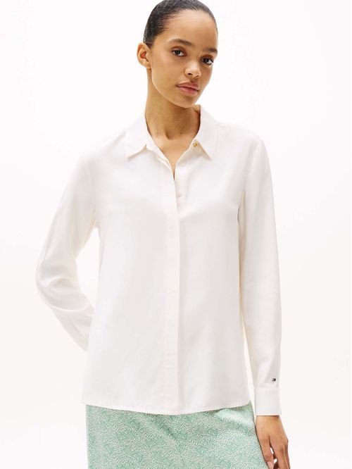 Camisa de corte amplio y Tapeta oculta