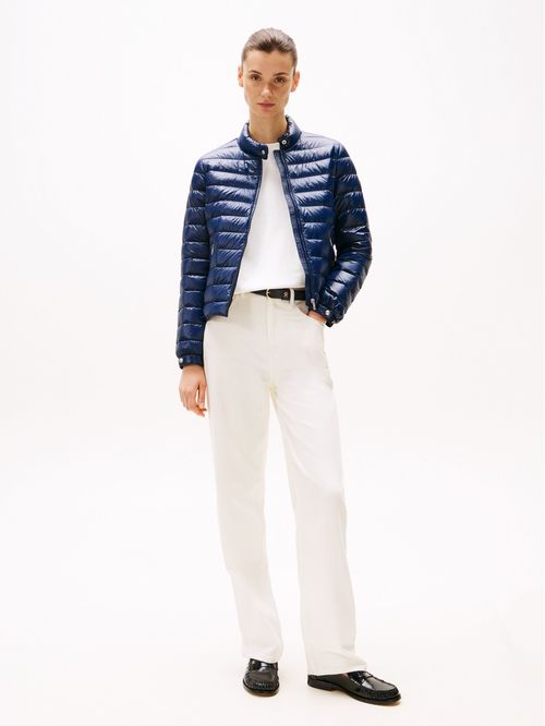 Chaqueta de plumón con cuello perkins