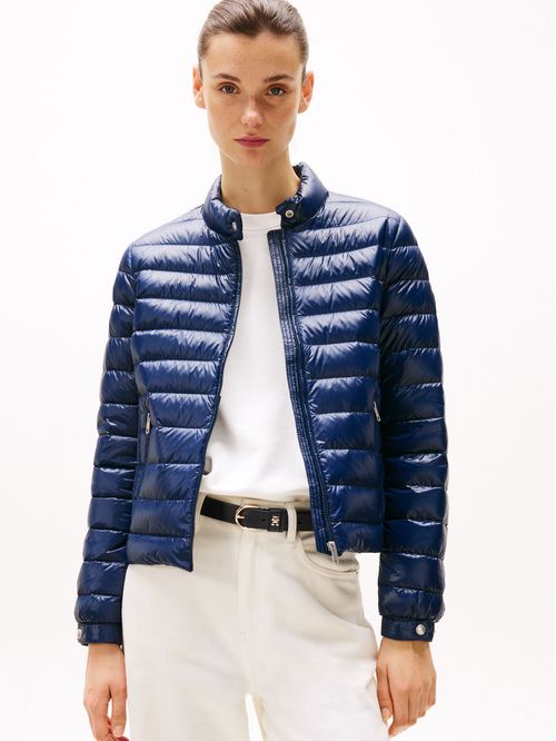 Chaqueta de plumón con cuello perkins